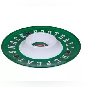 🏈🏈🏈Football Snack Repeat Dip & Chip Tray